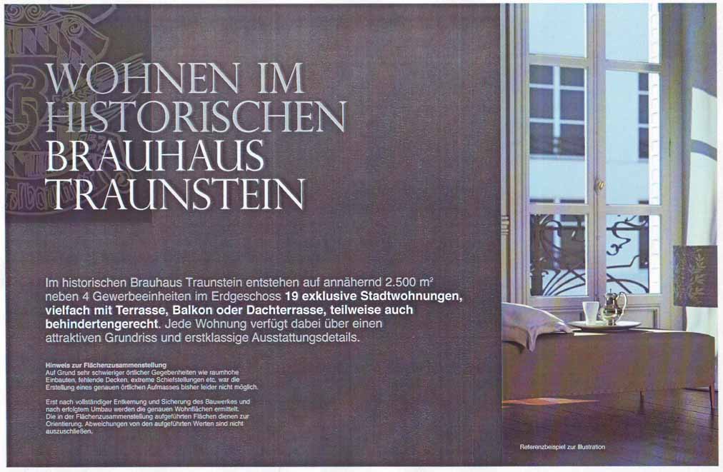 Seite 3 Historisch, Brauhaus, Traunstein, Stadtwohnung, Exklusiv